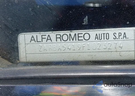 1985 Alfa Romeo Veloce 2000 Spider z USA, uszkodzony, nr VIN ZARBA5419F1023274